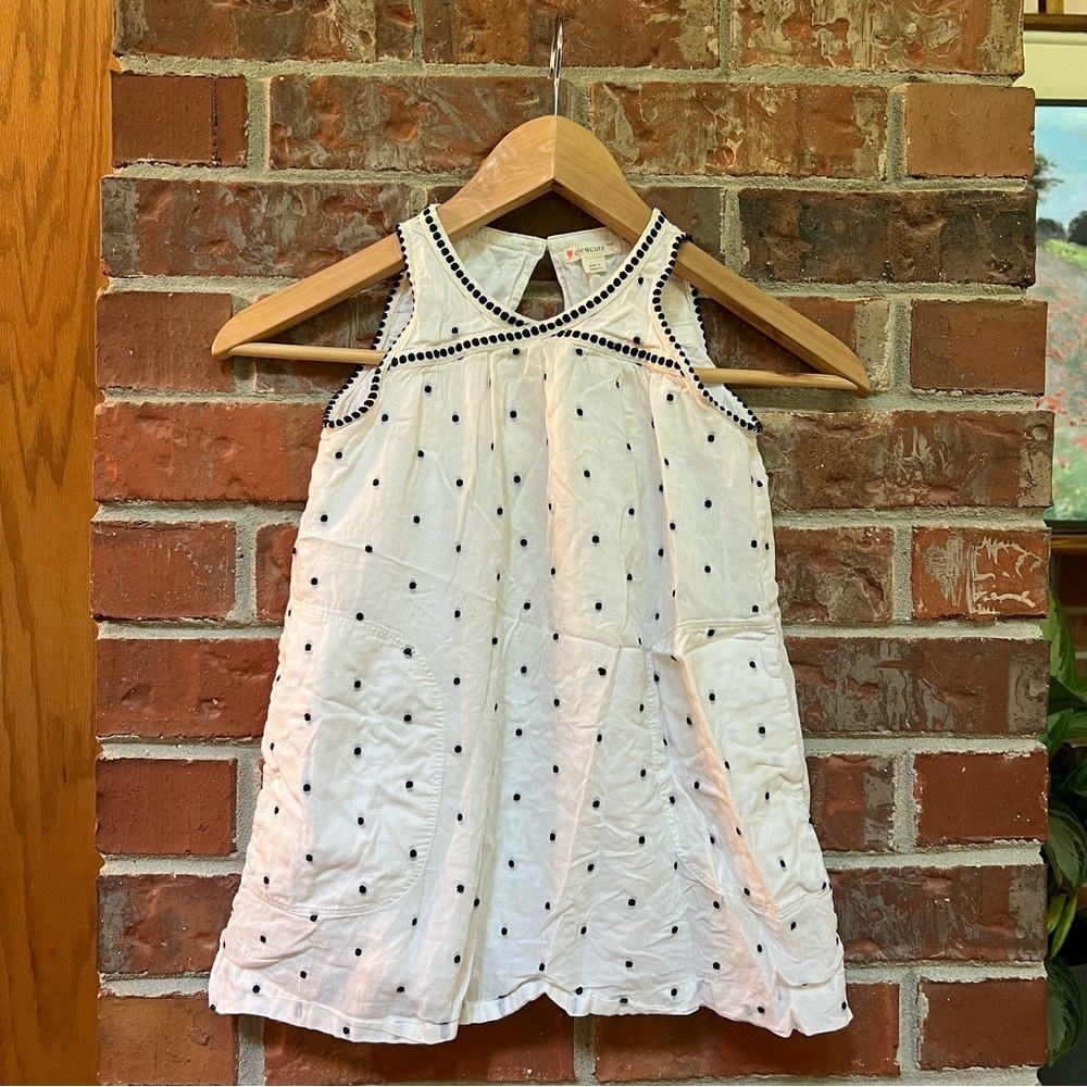 Crewcuts Ivory Top with Navy Accents
